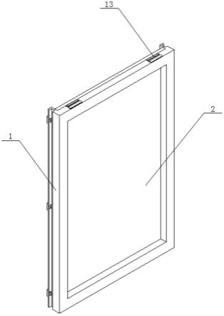 一种电气柜可观察窗口装置的制作方法