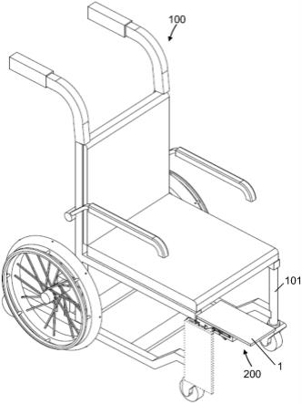 一种适用于膝关节及下肢骨折患者的轮椅的制作方法