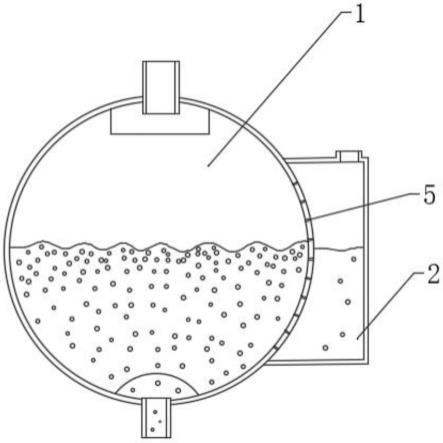一种满液式蒸发器和液位传感器的连接结构的制作方法