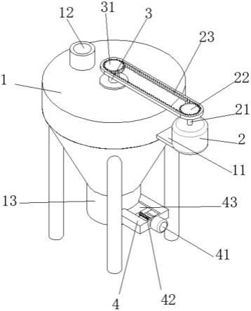 一种热固性粉末涂料生产挤料装置的制作方法