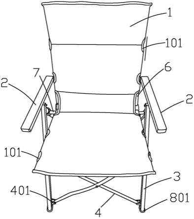 户外躺椅的制作方法