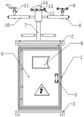 一种隔热防护的配电柜的制作方法