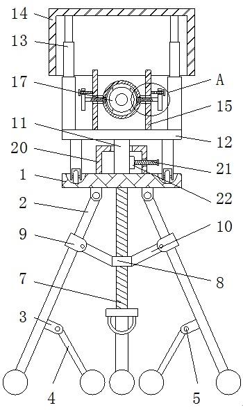 一种建筑工程造价现场测绘装置的制作方法