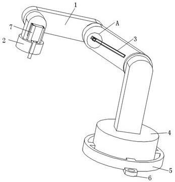 汽车生产用焊接机器人的可调距手臂的制作方法