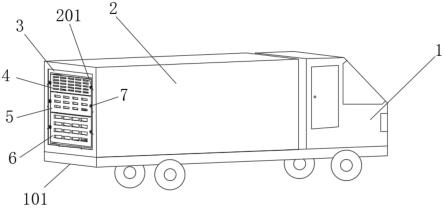 一种具有物流专用货架结构的运输半挂车的制作方法