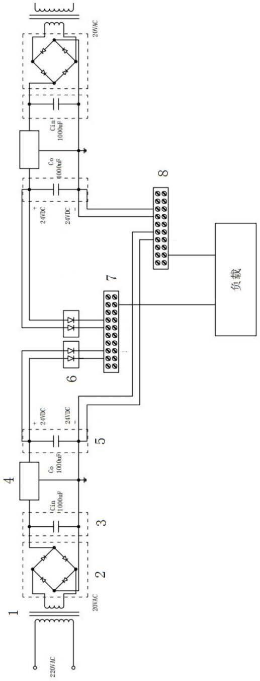 集散控制系统直流双冗余双切换双供电装置的制作方法