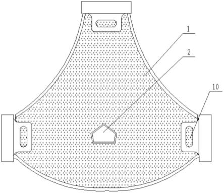 三角弧形放疗定位膜的制作方法