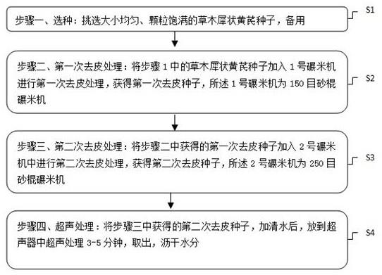 一种提高草木犀状黄芪种子发芽率的方法与流程