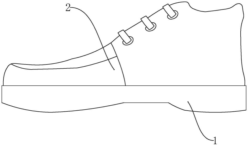 一种鞋面不易形变的耐磨休闲鞋的制作方法