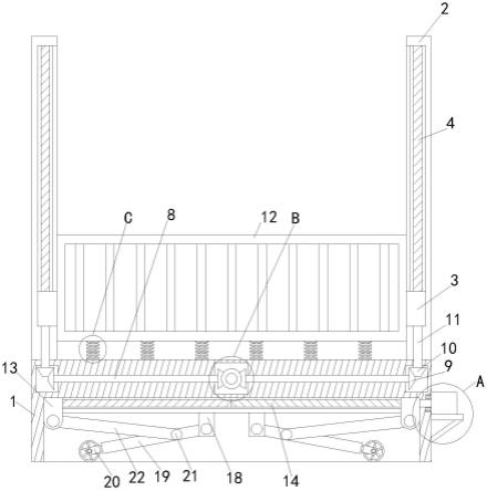 一种桥梁修建移动式防护平台的制作方法