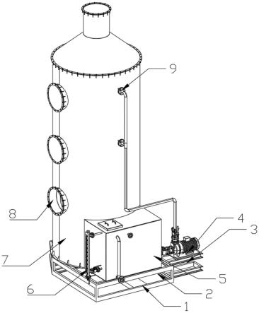 氨气吸收塔设计图片
