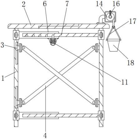 一种建筑工程用脚手架的制作方法
