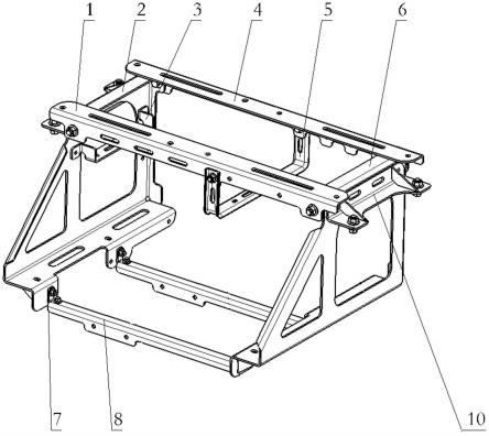 一种整体式集成支架的制作方法