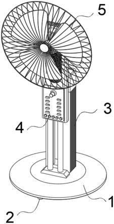 一种具有多功能的智能金属台扇的制作方法
