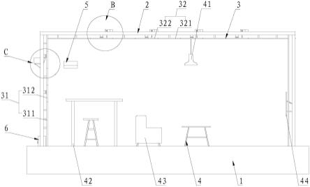 一种地震体验小屋的制作方法