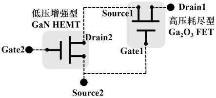 一种单粒子效应加固的印刷转移GaN/Ga2O3Cascode功率器件的制作方法