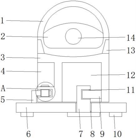 一种ABS传感器安装用的安装支架的制作方法