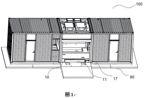 便于举升机构容纳的底板模块、底板及换电站的制作方法