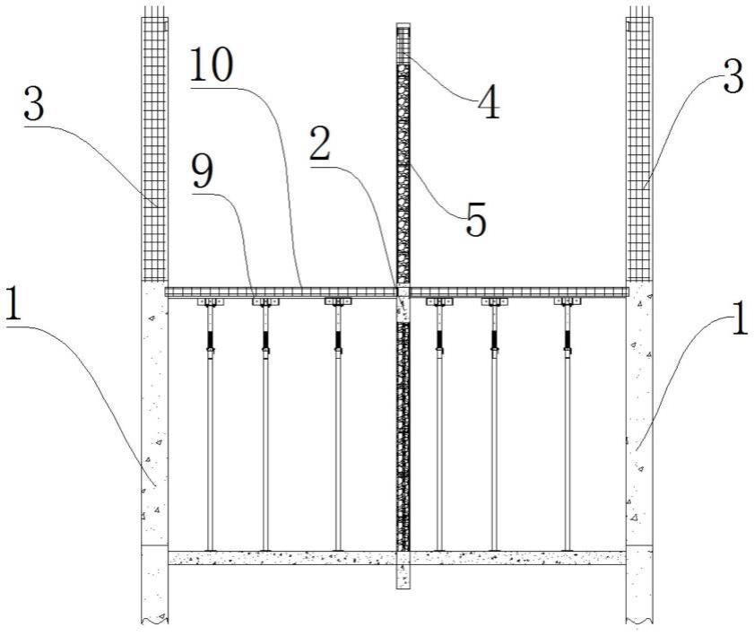 一种房建二次结构与混凝土剪力墙同步浇注施工方法与流程