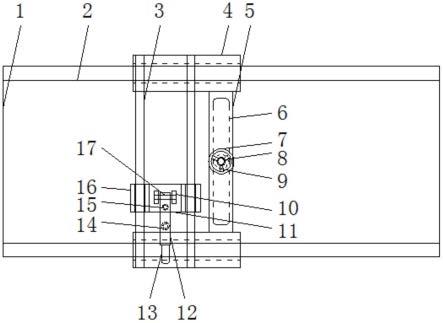 一种玻璃加工用原片切割用固定结构的制作方法