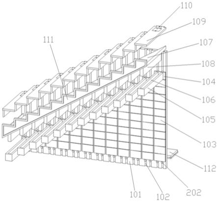 一种便于组装的中空超薄铝型材料楼梯模板的制作方法