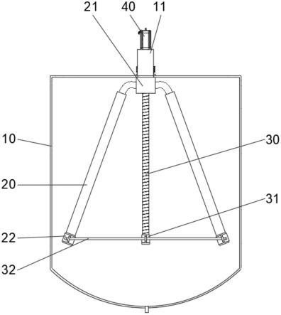 一种多轴结构的高分子涂料混合装置的制作方法