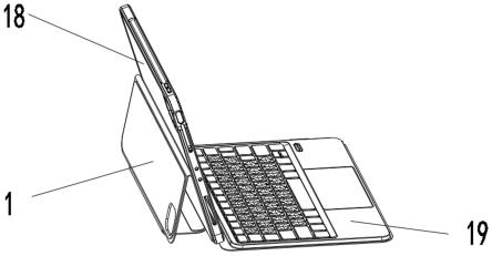 一种可横竖磁吸的平板电脑键盘保护套的制作方法