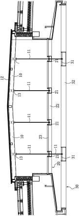 玻璃框架采光顶双层镂空吊顶系统的制作方法