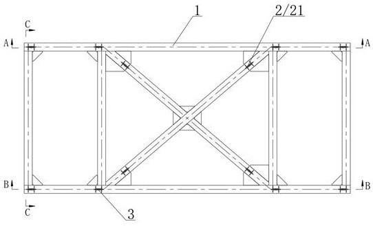 一种适用于配电室模块的桁架式起吊框的制作方法