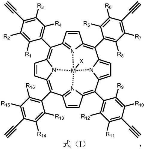 二维异质结石墨烯/有机金属卟啉聚合物及其制备与应用