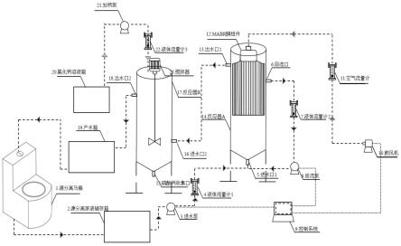 一种生化组合对源分离新鲜尿液进行高效脱氮除碳及磷回收的系统与方法