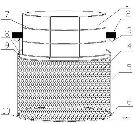 用于防止三轴搅拌桩机水泥浆喷溅的装置及安装结构的制作方法