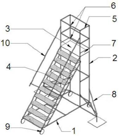 一种适用于高空作业的可移动操作平台的制作方法