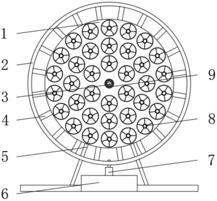 一种盛放钢塑格栅盘子的架子的制作方法