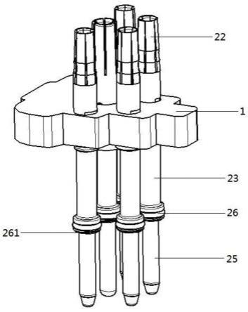 与端子一体化的支架及充电装置的制作方法