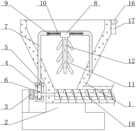 一种具有防堵疏通结构的受料漏斗的制作方法