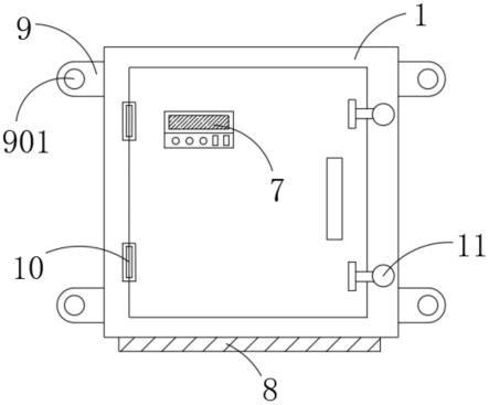 一种具有辅助固定机构的变压器安装机柜的制作方法