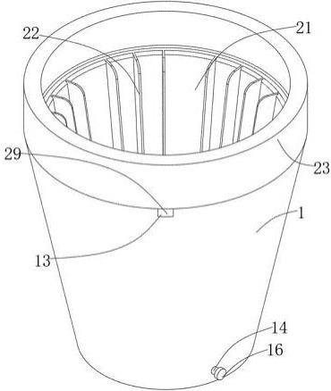一种内部带透气沟槽的注塑花盆的制作方法