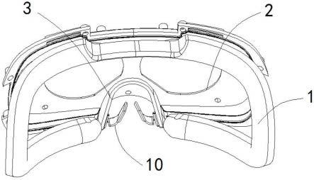 一种可调节鼻托的舒适型头戴VR眼镜的制作方法