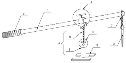 一种窨井盖开盖助力器的制作方法