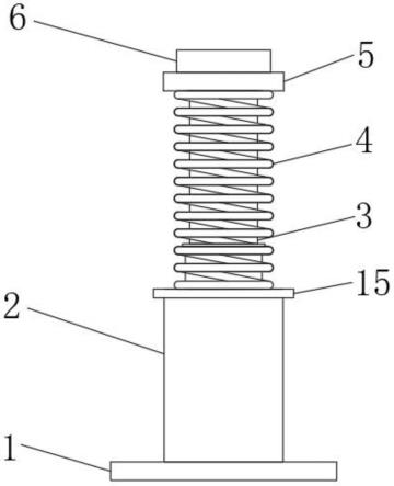 卡接弹簧稳定的电梯缓冲器弹簧座的制作方法