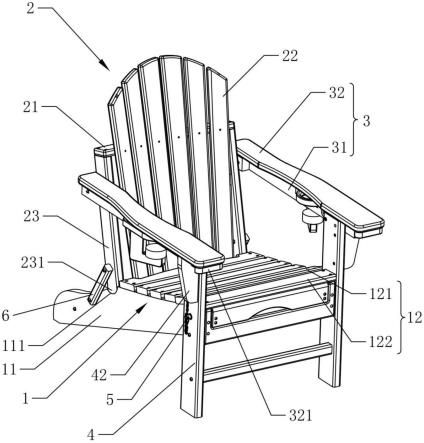 一种高稳定性的沙滩椅的制作方法