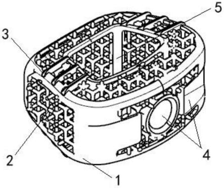 一种3D打印多孔型椎间融合器的制作方法