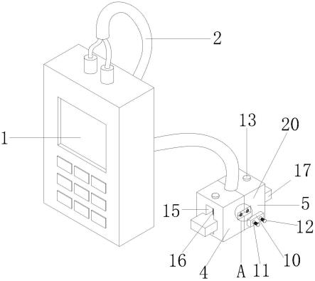 一种超声波测厚仪的外置探头保护工装的制作方法