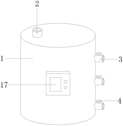 一种提取液贮罐的分层存储结构的制作方法