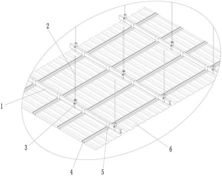 一种造纸车间吊顶结构的制作方法
