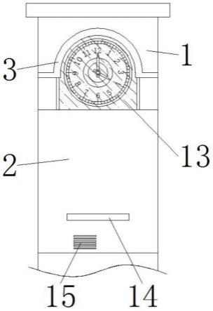 一种钟楼钟表的防水结构的制作方法