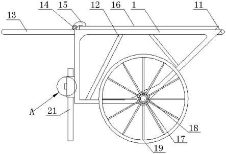 一种建筑施工用料斗车的制作方法