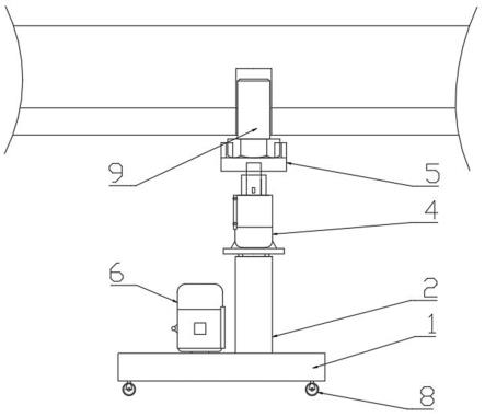 一种用于安装竖直上方重型螺栓的工具的制作方法