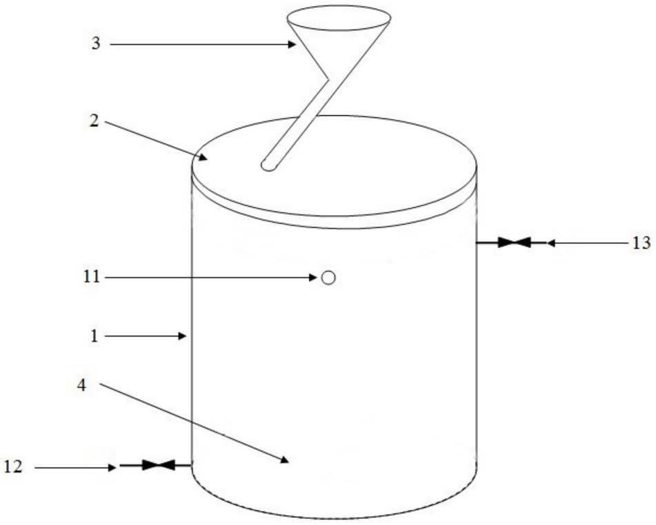 一种氢氟酸废液处理用反应容器的制作方法